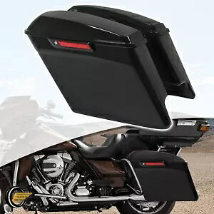 5インチ ストレッチ拡張ハードサドルバッグ ハーレーロードストリートグライド 2014-2024用 5\