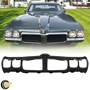 ブラックフロントバンパーカバー筋膜ポンティアック GTO ルマン 1970 フォグライト穴付き Black Front Bumper Cover Fascia For Pontiac GTO Lemans 1970 W/ Fog Light Holes 【並行輸入品】｜カスタムパーツ WORLD倉庫