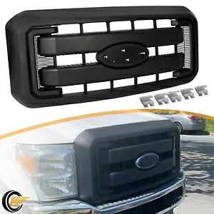 フロントラジエーターグリルグリル 2011-2016 F250 F350 F450 F550 スーパーデューティ ブラック Front Radiator Grill Grille for 2011-2016 F250 F350 F450 F550 Super Duty Black 【並行輸入品】｜カスタムパーツ WORLD倉庫