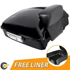 みじん切りツアーパック Pak トランク バックレスト ハーレー ストリート ロードキング グライド 2014-2024 用 Chopped Tour Pack Pak Trunk Backrest For Harley Street Road King Glide 2014-2024 【並行輸入品】｜カスタムパーツ WORLD倉庫