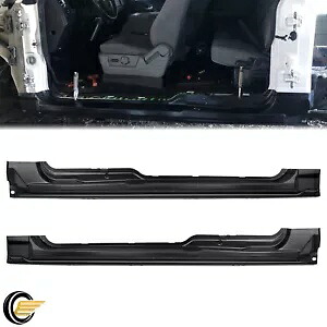 工場スタイルロッカーパネル 09-14 フォード F150 ピックアップトラック スーパー/拡張キャブ用 Factory Style Rocker Panel For 09-14 Ford F150 Pickup Truck Super/Extended Cab 【並行輸入品】