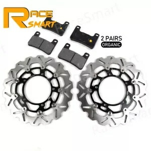 フロントブレーキディスクローター + 有機パッドスズキ V-STROM DL1000A ABS 2014 2015 Front Brake Discs Rotors + Organic Pads For Suzuki V-STROM DL1000A ABS 2014 2015 【並行輸入品】