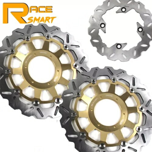 ホンダ CBR929RR 2000 2001 CBR954RR 2002 2003 フロントリアブレーキローターディスク米国 For Honda CBR929RR 2000 2001 CBR954RR 2002 2003 Front Rear Brake Rotors Discs US 【並行輸入品】