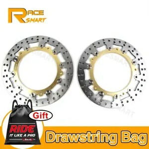 ゴールド フロント ブレーキ ディスク ローター BMW R1200GS アドベンチャー 2006 - 2018 ADV ABS 15-18 Gold Front Brake Disc Rotors For BMW R1200GS Adventure 2006 - 2018 ADV ABS 15-18 【並行輸入品】