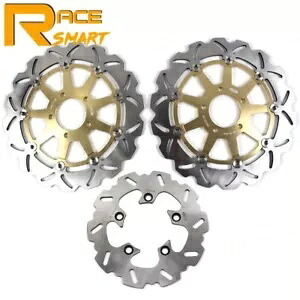 フロントリアブレーキロータースズキ GSXR600 97-03 GSXR750 96-03 GSXR1000 01-02 Front Rear Brake Rotors For Suzuki GSXR600 97-03 GSXR750 96-03 GSXR1000 01-02 【並行輸入品】