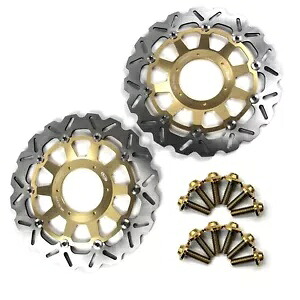 02-03 CBR954RR フロントブレーキローターとボルトネジホンダ CBR929RR 2000 2001 02-03 CBR954RR Front Brake Rotors and Bolts Screws For Honda CBR929RR 2000 2001 【並行輸入品】