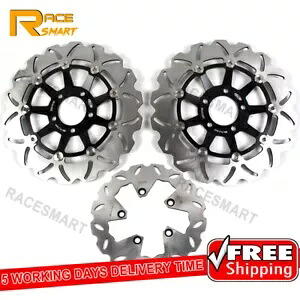 フロントリアブレーキロータースズキ GSF1200 バンディット 1996 - 2005 RF900 1994 - 1997 Front Rear Brake Rotors For Suzuki GSF1200 Bandit 1996 - 2005 RF900 1994 - 1997 【並行輸入品】