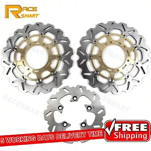 2009 - 2015 GSXR1000 フロントリアブレーキロータースズキ GSXR 600 750 2008 - 2017 2009 - 2015 GSXR1000 Front Rear Brake Rotors For Suzuki GSXR 600 750 2008 - 2017 【並行輸入品】|カスタムパーツ WORLD倉庫