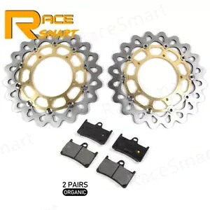フロントブレーキローターディスク + パッドヤマハ FZ1 2010-2015 FZ1 FAZER ABS 2008-2012 Front Brake Rotors Discs + Pads For Yamaha FZ1 2010-2015 FZ1 FAZER ABS 2008-2012 【並行輸入品】