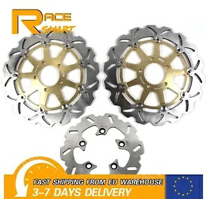 フロントリアブレーキディスクスズキ GSXR600 1997-2003 TL1000S 97-01 TL1000R 98-03 Front Rear Brake Disc For Suzuki GSXR600 1997-2003 TL1000S 97-01 TL1000R 98-03 【並行輸入品】