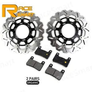 GSXR 600 750 フロントブレーキディスクローター + パッドスズキ GSXR600 GSXR750 2008-2010 GSXR 600 750 Front Brake Disc Rotors + Pads For Suzuki GSXR600 GSXR750 2008-2010 【並行輸入品】