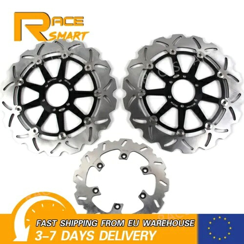 フロントリアブレーキディスクヤマハ FZR 1000 EXUP 1990-1995 XJR 1200 1995 1996 1997 Front Rear Brake Disc For Yamaha FZR 1000 EXUP 1990-1995 XJR 1200 1995 1996 1997 【並行輸入品】