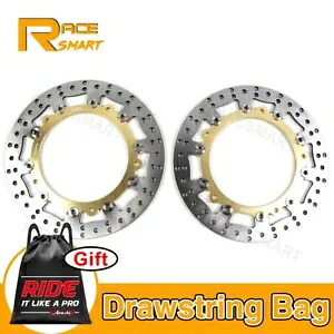 ゴールドフロントブレーキディスクローター BMW R1200GS ラリー 2017 2018 K1200LT 1999 2000 Gold Front Brake Disc Rotors For BMW R1200GS RALLYE 2017 2018 K1200LT 1999 2000 【並行輸入品】