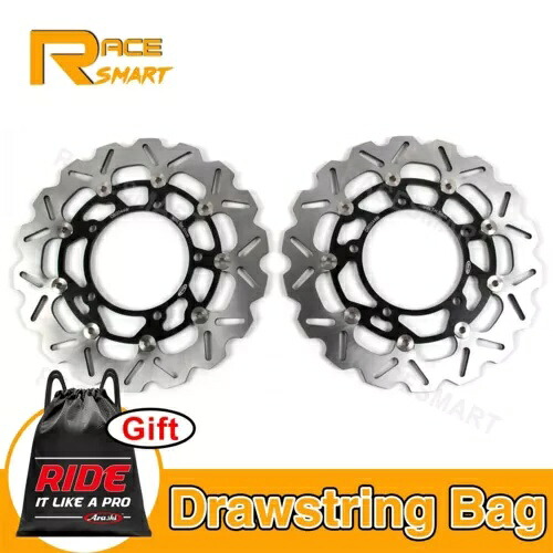 フロントブレーキディスクロータースズキ GSF650S バンディット 2007-2012 GSR750 ABS 2011-2016 Front Brake Disc Rotors For Suzuki GSF650S Bandit 2007-2012 GSR750 ABS 2011-2016 【並行輸入品】