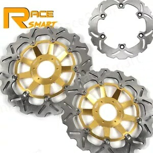 フロントリアブレーキローターホンダ CBR1100XX 1999-2008 スーパーブラックバード 2004 2005 Front Rear Brake Rotors For Honda CBR1100XX 1999-2008 Super Blackbird 2004 2005 【並行輸入品】｜カスタムパーツ WORLD倉庫
