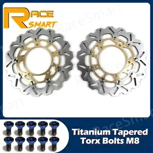 フロントブレーキローター + 取り付けボルトスズキハヤブサ GSX1300R ABS 2013 - 2020 Front Brake Rotors + Mounting Bolts For Suzuki Hayabusa GSX1300R ABS 2013 - 2020 【並行輸入品】｜カスタムパーツ WORLD倉庫