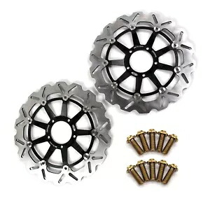 Ducati 848 2008-2010 848 EVO 2011-2013 フロントブレーキローターと取り付けボルト用 For Ducati 848 2008-2010 848 EVO 2011-2013 Front Brake Rotors and Mounting Bolts 【並行輸入品】|カスタムパーツ WORLD倉庫