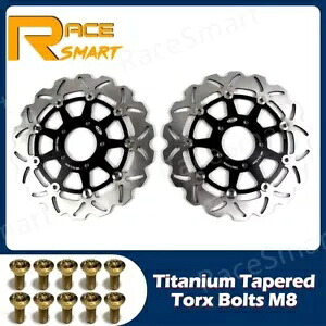 フロントブレーキディスクローター + ボルトスズキ GSXR 600 750 2004-2005 GSXR1000 03-04 Front Brake Disc Rotors + Bolts For Suzuki GSXR 600 750 2004-2005 GSXR1000 03-04 【並行輸入品】｜カスタムパーツ WORLD倉庫