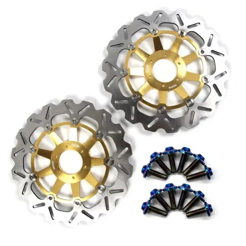 ホンダ CB 1284 CB1300 2001 2002 フロントブレーキディスクローター取付ボルトネジ For Honda CB 1284 CB1300 2001 2002 Front Brake Disc Rotors Mounting Bolts Screws 【並行輸入品】