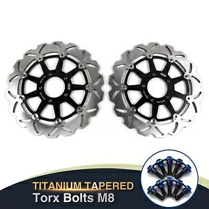 フロントブレーキディスクローター + 取付ボルトスズキハヤブサ GSX1300R 1999-2007 Front Brake Disc Rotors + Mounting Bolts For Suzuki Hayabusa GSX1300R 1999-2007 【並行輸入品】｜カスタムパーツ WORLD倉庫