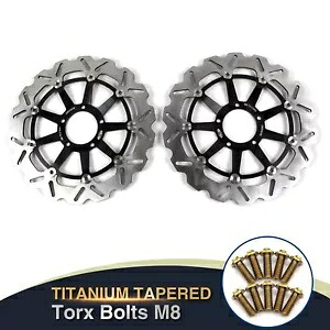 フロントブレーキディスクローター + ボルトネジ Ducati 749S 2003-2007 749R 2004-2007 Front Brake Disc Rotors + Bolts Screws For Ducati 749S 2003-2007 749R 2004-2007 【並行輸入品】｜カスタムパーツ WORLD倉庫