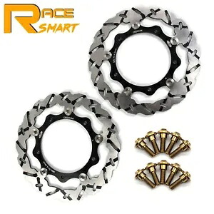 フロントブレーキローター + ボルトネジヤマハ XP530 T-MAX 530 2012 2013 2014 2015 Front Brake Rotors + Bolts Screws For Yamaha XP530 T-MAX 530 2012 2013 2014 2015 【並行輸入品】|カスタムパーツ WORLD倉庫