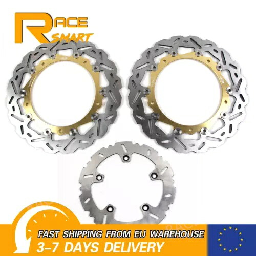 フロントリアブレーキディスク BMW K1200S 2004-2007 K1200R 2004-2008 K1300S 2009-2015 Front Rear Brake Disc For BMW K1200S 2004-2007 K1200R 2004-2008 K1300S 2009-2015 【並行輸入品】