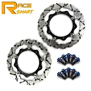 フロントブレーキローター + ボルトネジヤマハ XP T-MAX 560 TECH MAX ABS 2020 2021 Front Brake Rotors + Bolts Screws For Yamaha XP T-MAX 560 TECH MAX ABS 2020 2021 【並行輸入品】