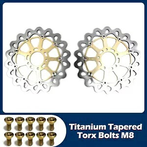 フロントブレーキディスクローター + ボルトスズキ GSX1400 2002-2007 TL1000R 1998-2003 Front Brake Discs Rotors + Bolts For Suzuki GSX1400 2002-2007 TL1000R 1998-2003 【並行輸入品】