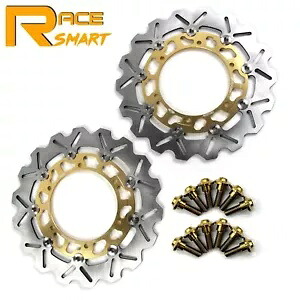 フロントブレーキディスクローター + 取り付けボルトヤマハ YZF600R サンダーキャット 1996-2004 Front Brake Disc Rotors + Mounting Bolts For Yamaha YZF600R Thundercat 1996-2004 【並行輸入品】|カスタムパーツ WORLD倉庫