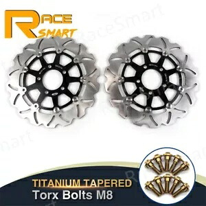 フロントブレーキローターディスク + 取り付けボルトスズキ Vstrom DL1000 2002 - 2010 Front Brake Rotors Discs + Mounting Bolts For Suzuki Vstrom DL1000 2002 - 2010 【並行輸入品】｜カスタムパーツ WORLD倉庫