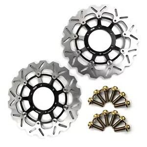 フロントブレーキディスクローター + 取り付けボルトネジホンダ CB1000R ABS 2009-2017 Front Brake Disc Rotors + Mounting Bolts Screws For Honda CB1000R ABS 2009-2017 【並行輸入品】