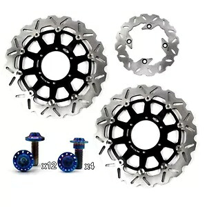 フロントリアブレーキローター + ボルトネジホンダ CBR929RR 2000-01 CBR954RR 02-03 Front Rear Brake Rotors + Bolts Screws For Honda CBR929RR 2000-01 CBR954RR 02-03 【並行輸入品】｜カスタムパーツ WORLD倉庫