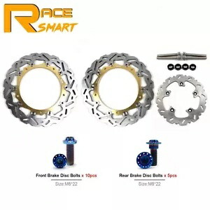 BMW R1250GS 2019 2020 フロントリアブレーキローターディスク + 取り付けボルトネジ For BMW R1250GS 2019 2020 Front Rear Brake Rotors Discs + Mounting Bolts Screws 【並行輸入品】 66,550円