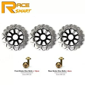 フロントリアブレーキディスクローター + ボルトインドロードマスター ABS 1811 2015 2016 Front Rear Brake Disc Rotors + Bolts For INDIAN ROADMASTER ABS 1811 2015 2016 【並行輸入品】｜カスタムパーツ WORLD倉庫