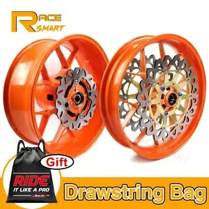 ホンダ CBR1000RR Fireblade 2006-2016 フロントリアホイールリムブレーキディスクローター For Honda CBR1000RR Fireblade 2006-2016 Front Rear Wheels Rims Brake Disc Rotors 【並行輸入品】