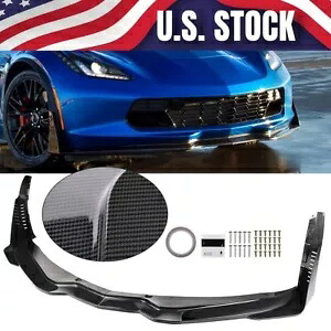 コルベット C7 Z06 スティングレイ ステージ 3 フロントバンパーリップスプリッター w/サイドウィングレット A For Corvette C7 Z06 Stingray Stage 3 Front Bumper Lip Splitter w/Side Winglets A 【並行輸入品】 56,870円