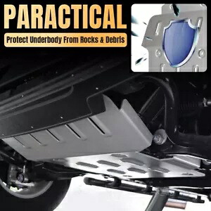 フロントスキッドプレートカバー保護アルミニウムトヨタタンドラ & セコイア 2022-2024 Front Skid Plate Cover Protection Aluminum For Toyota Tundra & Sequoia 2022-2024 【並行輸入品】
