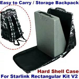 Starlink123 ハードトラベルケース収納バックパック長方形 Starlink キット V2 Starlink123 Hard Travel Case Storage Backpack For Rectangular Starlink Kit V2 【並行輸入品】