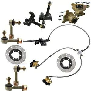 3 スタッド ATV ゴーカート フロント ブレーキ ディスク ナックル スピンドル ホイール ハブ ダートバイク クワッド 3 Stud ATV Go kart Front Brake Disc Knuckle Spindle Wheel Hub Dirt bike Quad 【並行輸入品】