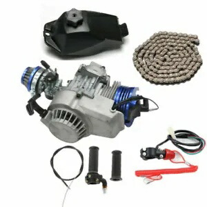 スクーターポケットバイク ATV ビッグボアレーシング 49cc 50cc 2 ストロークエンジンモーターキット用 For Scooter Pocket Bike ATV Big Bore Racing 49cc 50cc 2 Stroke Engine Motor Kit 【並行輸入品】