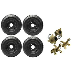 4ピース 6インチ 13X5.00-6 タイヤリム 13x5-6 ホイール + 3 スタッドナックルハブ ゴーカート ATV 4pc 6\