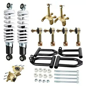 フロントサスペンションスイングアームタイロッドキットハブAアームバギーATVゴーカートクワッドバイク用 Front Suspension Swing Arm Tie Rod kit Hub A-Arm for Buggy ATV Go Kart Quad Bike 【並行輸入品】｜カスタムパーツ WORLD倉庫