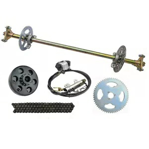 29 インチ リア アクスル キット ブレーキ チェーン クラッチ #35 スプロケット & ハブ ゴーカート クワッド ATV トライク 29" Rear Axle Kit Brake Chain Clutch #35 Sprocket & Hub Go kart Quad ATV Trike 【並行輸入品】｜カスタムパーツ WORLD倉庫
