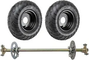 29 インチ リア アクスル キット 6 インチ ホイール アセンブリ ゴーカート クワッド トライク ATV バイク ゴルフ カート用 29" Rear Axle Kit 6" Wheels Assembly for Go Kart Quad Trike ATV BIKE Golf Cart 【並行輸入品】|カスタムパーツ WORLD倉庫