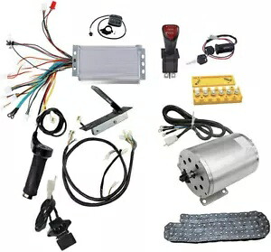 48V 1800W ブラシレス モーター コントローラー キット スロットル ゴーカート クワッド スクーター 自転車 48V 1800W Brushless Motor Controller kit Throttle Go Kart Quad Scooter Bicycle 【並行輸入品】