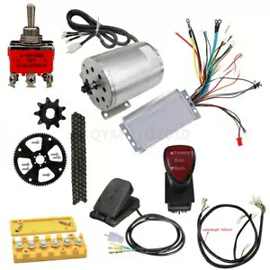 48v 1800w ブラシレス電気モーターキット コントローラー ゴーカート スクーター E-バイク用 48v 1800w Brushless Electric Motor Kit Controller for Go Kart Scooter E-bike 【並行輸入品】｜カスタムパーツ WORLD倉庫