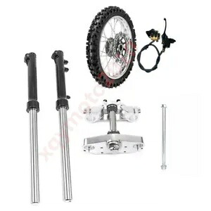 フロントフォーク 14 インチ ホイール 60/100-14 ディスクブレーキ ピットバイク アポロ タオタオ CRF50 SSR 110cc Front Fork 14\