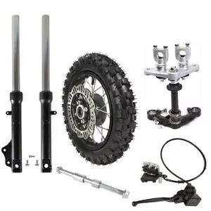 フロントフォークトリプル10インチホイール2.50-10ピットバイクCRF50 XR50 70CCアポロSSR 110用 Front Fork Triple 10\