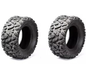 2pc 6PR 25x8-12 25x8x12 25X8.00-12 フロントタイヤ ATV クワッドモアダートバイクゴルフ用 2pc 6PR 25x8-12 25x8x12 25X8.00-12 Front Tire for ATV Quad Mower Dirt Bike Golf 【並行輸入品】